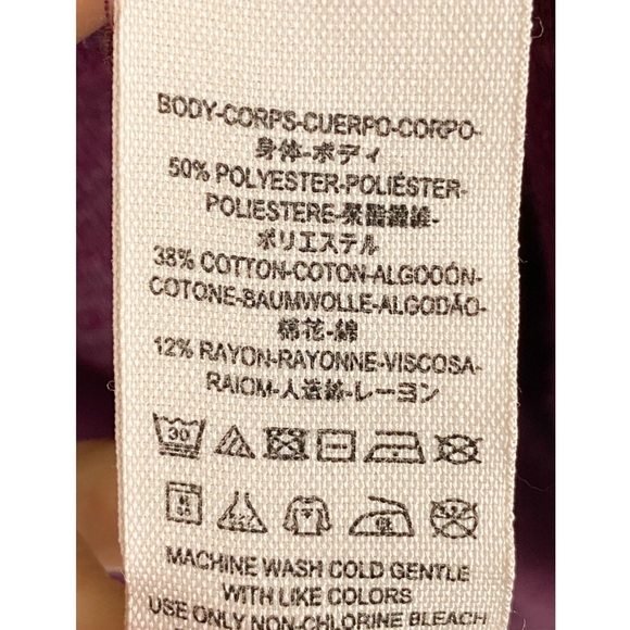 Free People We The Free Lover Split‎ Back Ribbed Turtleneck Sweater, Plum - S - Picture 8 of 9